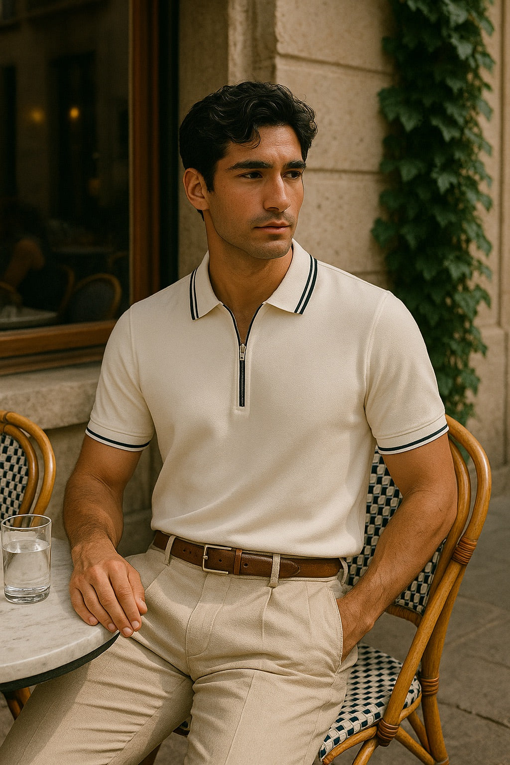 Ascot Zip Collar Polo